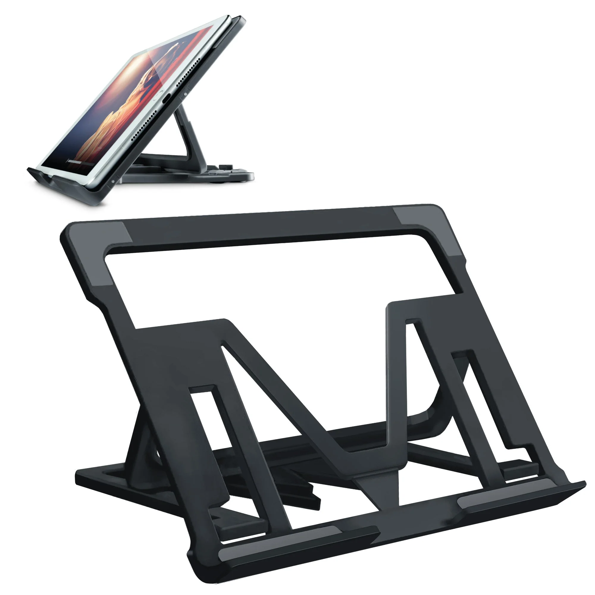 HyperGear UpRite Adjustable Laptop & Tablet Riser Stand Black – 🍌Platano