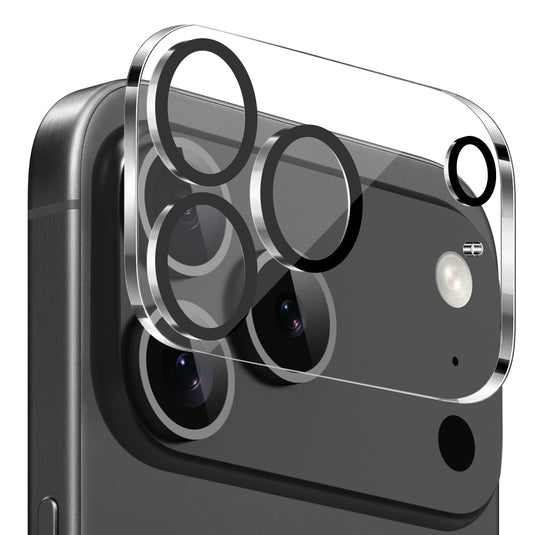 For iPhone 17 Pro Camera Lens Black Edge Tempered(2.5D)