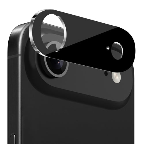 For iPhone 17 Air Camera Lens Colored Edge Tempered(2.5D) - Black
