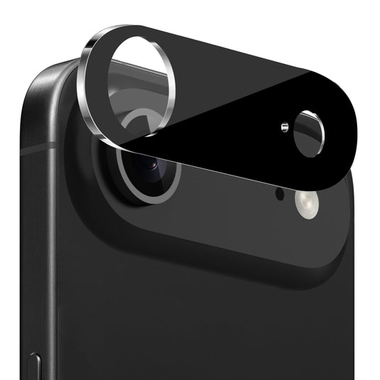 For iPhone 17 Air Camera Lens Colored Edge Tempered(2.5D) - Black
