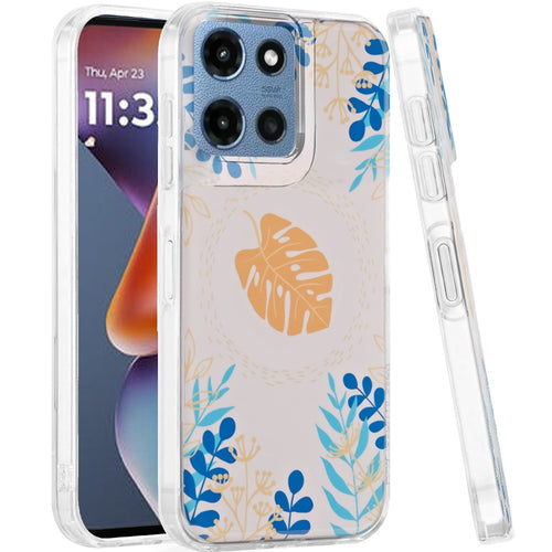 For Motorola Moto G 5G 2025 Double Layer Design IMD TPU Case - U