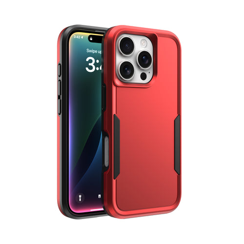 CLICK Impact MagSafe Series iPhone 16 Pro Max Case - Red Black