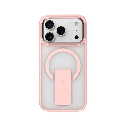 CLICK Latch Series iPhone 17 Pro Max Case - Clear Pink