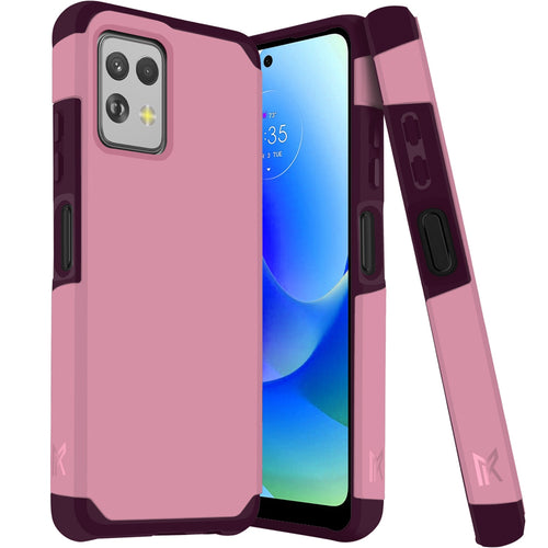 For Motorola G POWER 5G (2023) Tough Strong Hybrid (Magnet Mount Friendly) Case Cover - Fruity Wine
