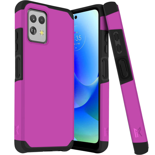 For Motorola G POWER 5G (2023) Tough Strong Hybrid (Magnet Mount Friendly) Case Cover - Hot Pink
